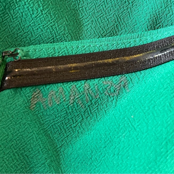 Aida Elegant Green Strapless Dress - Picture 7 of 8